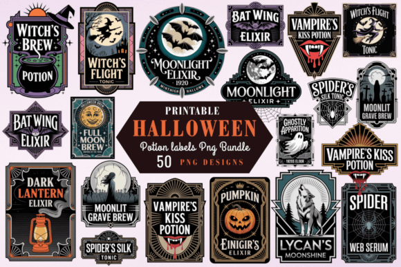 Download Printable Halloween Potion Label Sublima - Printable halloween Collection