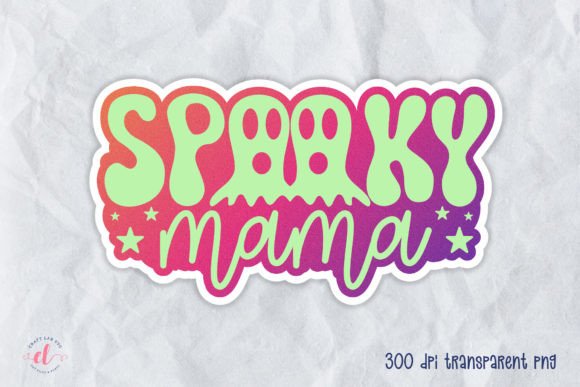 Download Spooky Mama, Printable Halloween Sticker - Printable halloween Collection