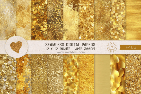 Download Gold Glitter and Metallic Textures - Texture Collection