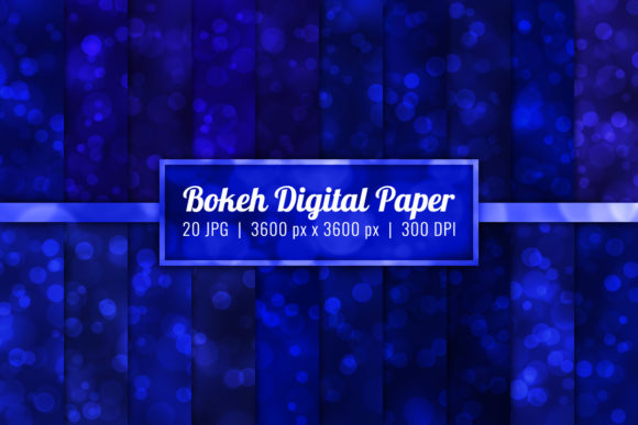 Download Bokeh Background Digital Paper Set-40 - Background digital paper set Collection
