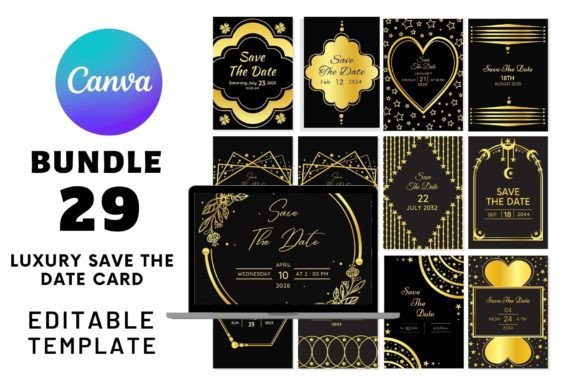 Download 29 Luxury Save the Date Card Vol-4 - Save the date Collection